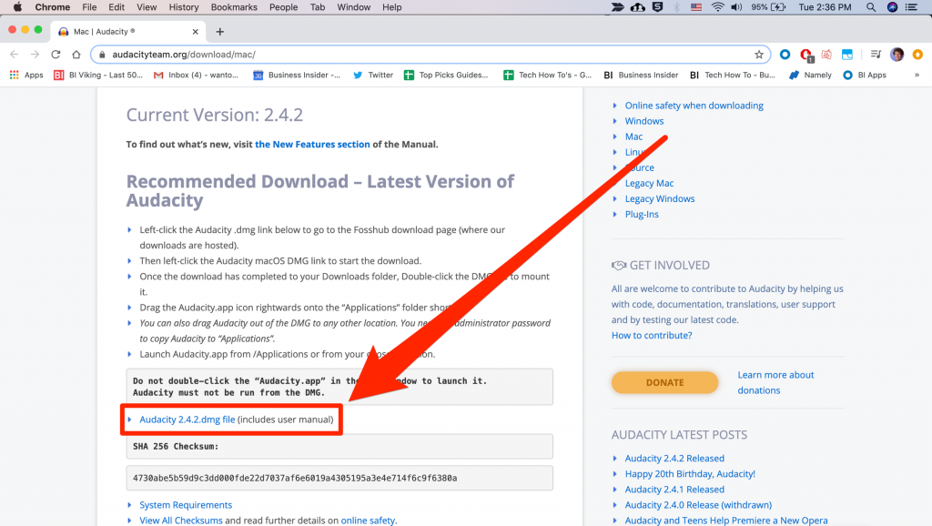 Audacity download free windows 10